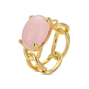ANILLO CUARZO ROSA