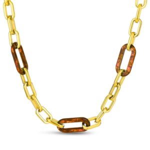 COLLAR ACERO DORADO CAREI ROCIO MARTIN