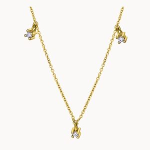 GARGANTILLA TRES DIAMANTES LE CARRE