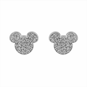 PENDIENTES ACERO PLATEADO GLISS MICKEY