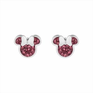 PENDIENTES ACERO PLATEADO PIEDRAS MINNIE DISNEY