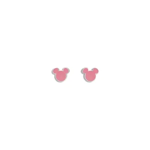 PENDIENTES ACERO PLATEADO MICKEI DISNEY